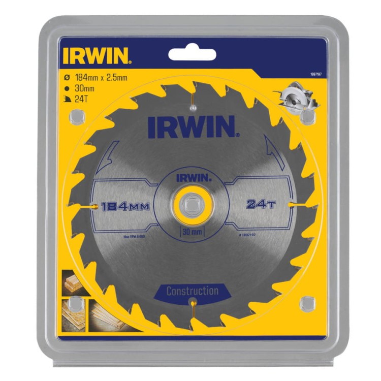 Tarcza pilarska do drewna Irwin 184mm