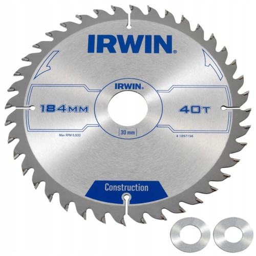 IRWIN 1897198 Tarcza do drewna 184x30mm 40z