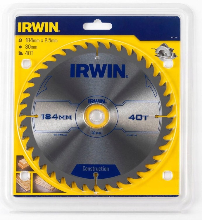 Tarcza pilarska do drewna Irwin 184mm