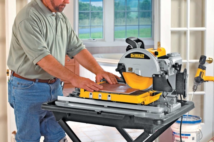 Zastosowanie tarczy do płytek DEWALT DT3733