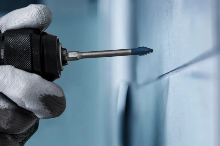 Zastosowanie wiertła do płytek Bosch Expert HEX-9 HardCeramic