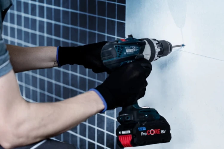 Zastosowanie wiertła do płytek Bosch Expert HEX-9 HardCeramic