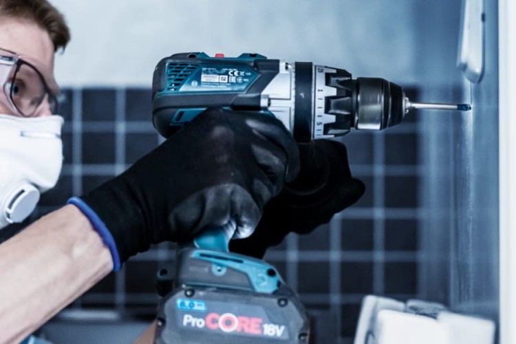Zastosowanie wiertła do płytek Bosch Expert HEX-9 HardCeramic