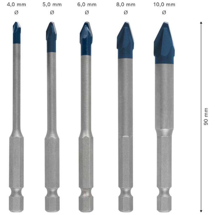 Wiertła do płytek Bosch Expert HEX-9 HardCeramic