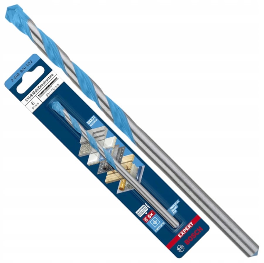 BOSCH 2608900622 Wiertło wielozadaniowe CYL-9 EXPERT 8mm