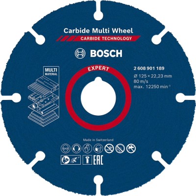 Tarcza tnąca 125x22.23mm Expert Carbide Bosch