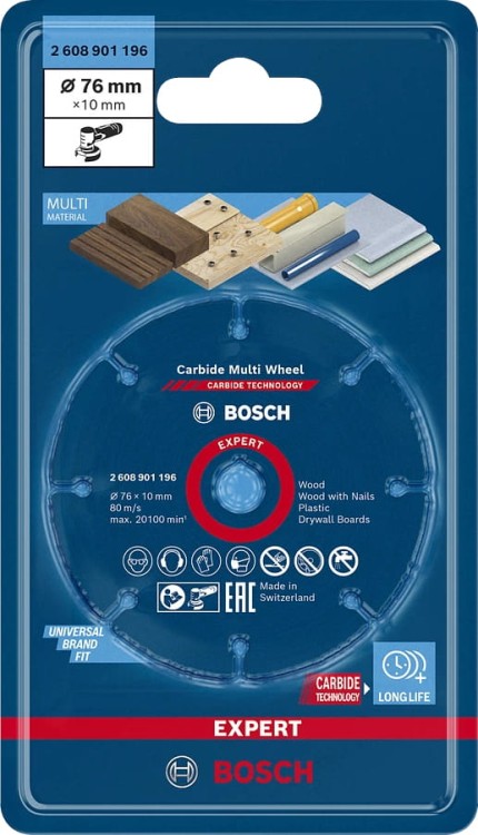 Tarcza tnąca 76x10mm Expert Carbide Bosch opakowanie