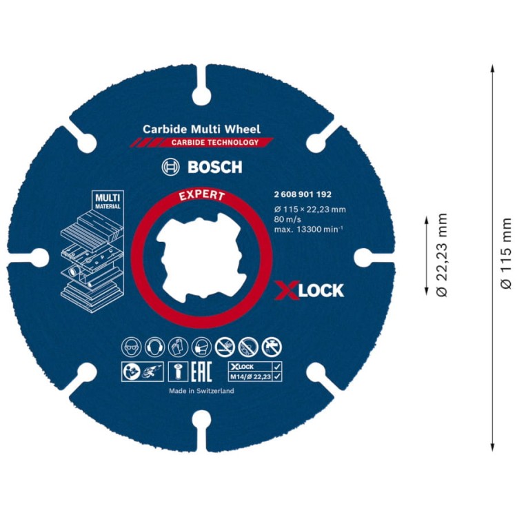 Tarcza tnąca Bosch Expert Carbide Multi Wheel