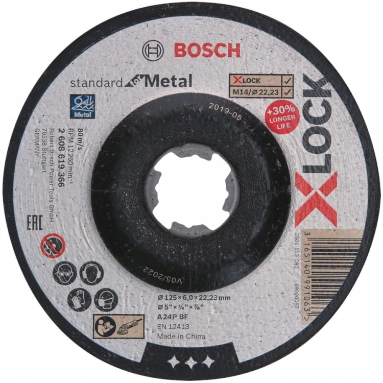 BOSCH 2608619366 Tarcza szlifierska 125mm Expert X-LOCK