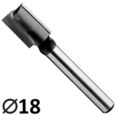 CMT 174.180.11 Frez prosty wiercący do drewna D=18 I=20 L=70 S=8