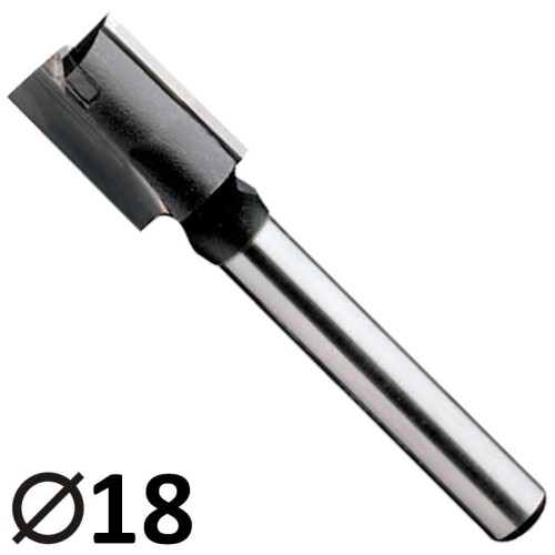 CMT 174.180.11 Frez prosty wiercący do drewna D=18 I=20 L=70 S=8