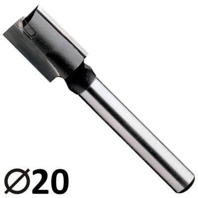 CMT 174.201.11 Frez prosty wiercący do drewna D=20 I=30 L=70 S=8