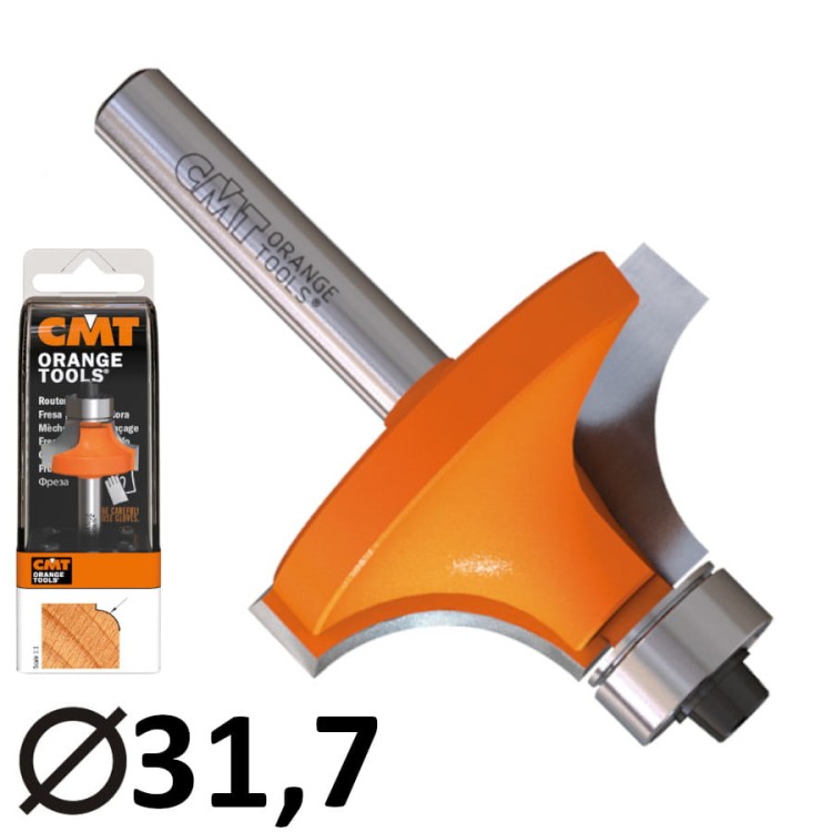 CMT 938.317.11 Frez zaokrąglający do drewna 31,7mm