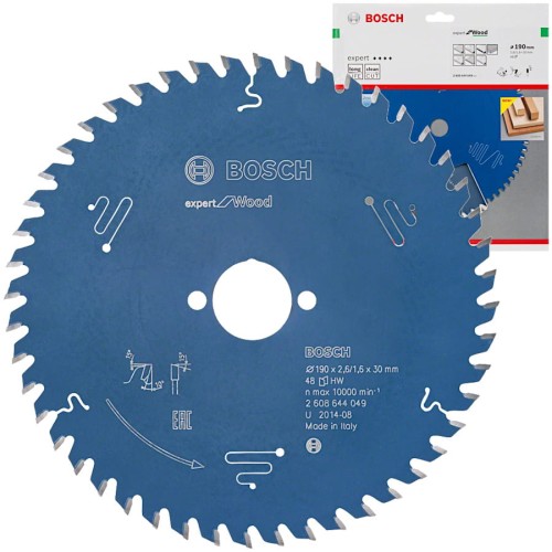 BOSCH Tarcza pilarska Expert for Wood 190 x 30mm 48z