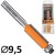 CMT 706.095.11 Frez prosty z dolnym łożyskiem 6 x 9.5mm