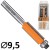 CMT 906.095.11 Frez prosty z dolnym łożyskiem 8 x 9.5mm