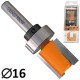 CMT 911.160.11B Frez trzpieniowy prosty z górnym łożyskiem 8 x 16mm
