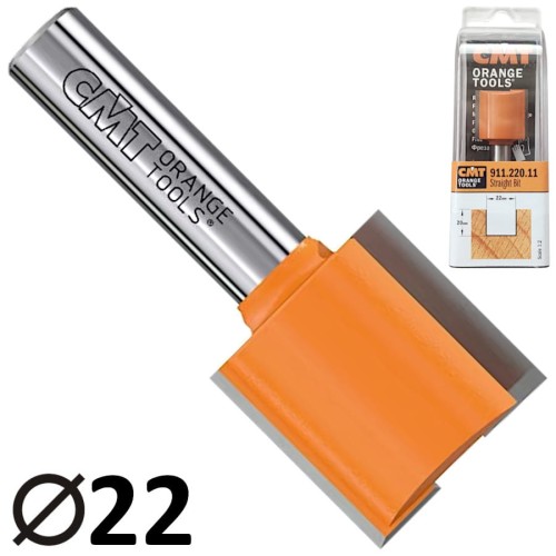 CMT 911.220.11 Frez trzpieniowy prosty 8 x 22mm