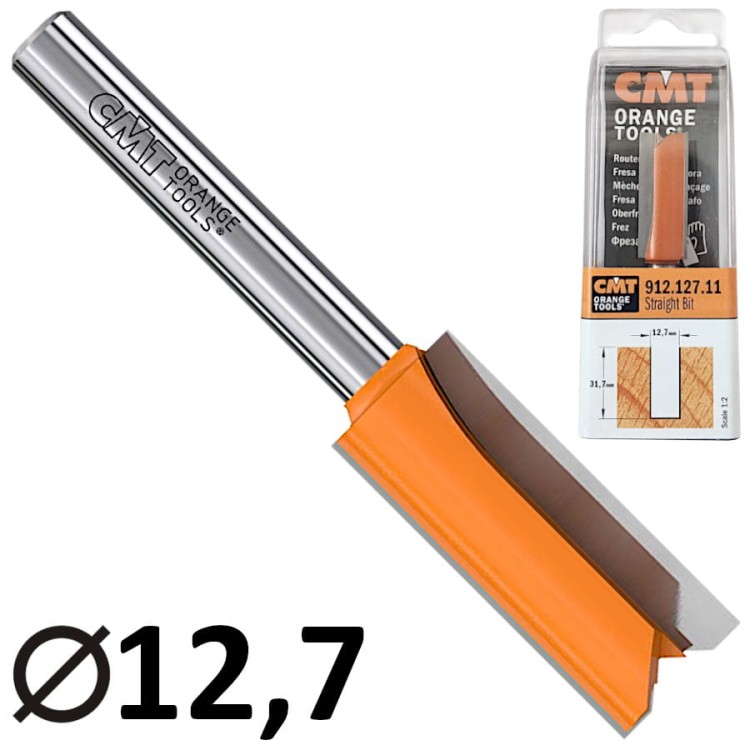 CMT 912.127.11 Frez prosty 8 x 12.7mm