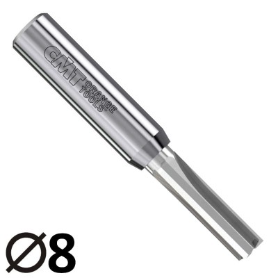 Frez prosty do nestingu 8mm do drewna VHM Z3 powłoka DLCS CMT 912.581.11