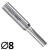 CMT 912.581.11 Frez prosty monolityczny do drewna 8mm