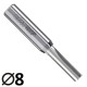 CMT 912.581.11 Frez prosty monolityczny do drewna 8mm