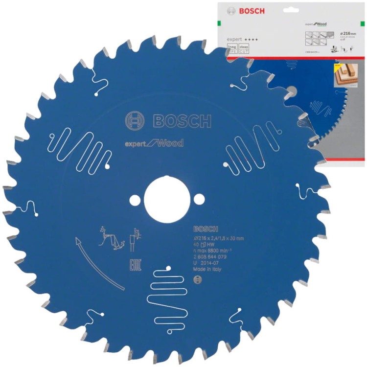 BOSCH Tarcza pilarska Expert for Wood 216 x 30mm 40z