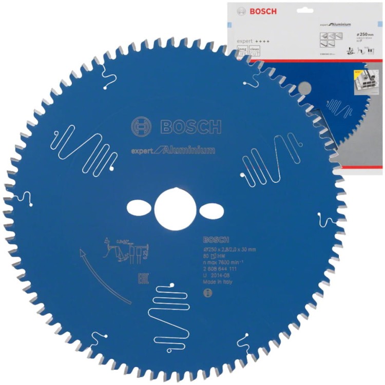 BOSCH Tarcza pilarska Expert for Aluminium 250 x 30mm 80z 2608644111