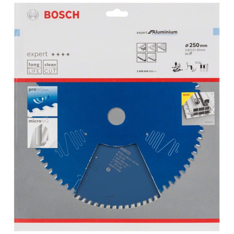 BOSCH EXPERT tarcza do cięcia metali nieżelaznych i aluminium 2608644111 250mm