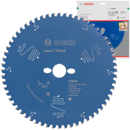 BOSCH Tarcza pilarska Expert for Wood 260 x 30mm 60z