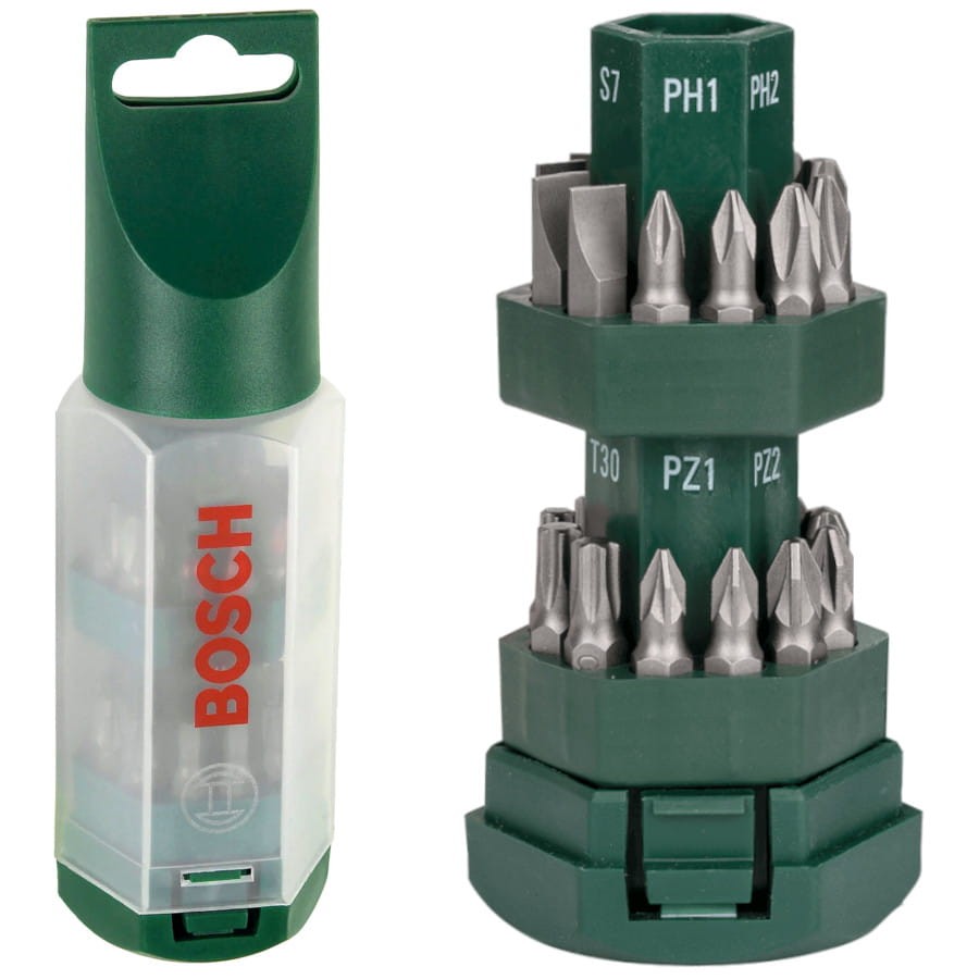 BOSCH Zestaw bitów Ph Pz Torx uchwyt 25el.