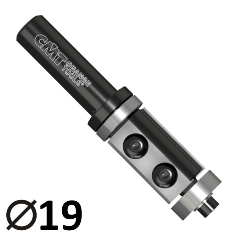 CMT 657.991.11 Frez prosty na płytki wymienne 19mm z dolnym łożyskiem