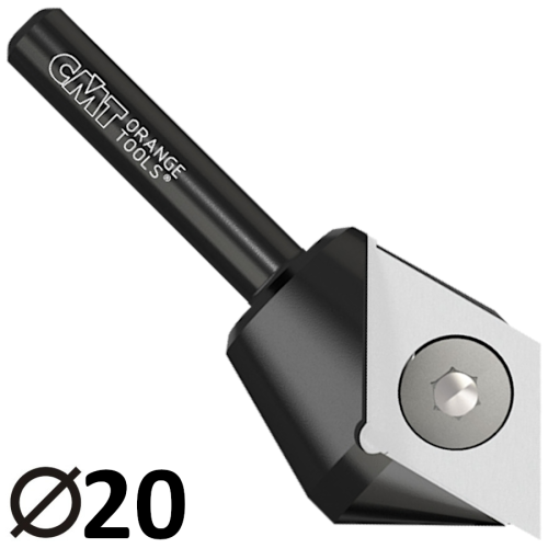 CMT 665.200.11 Frez bruzdujący na wymienne płytki 8mm