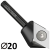 CMT 665.200.11 Frez bruzdujący na wymienne płytki 8mm