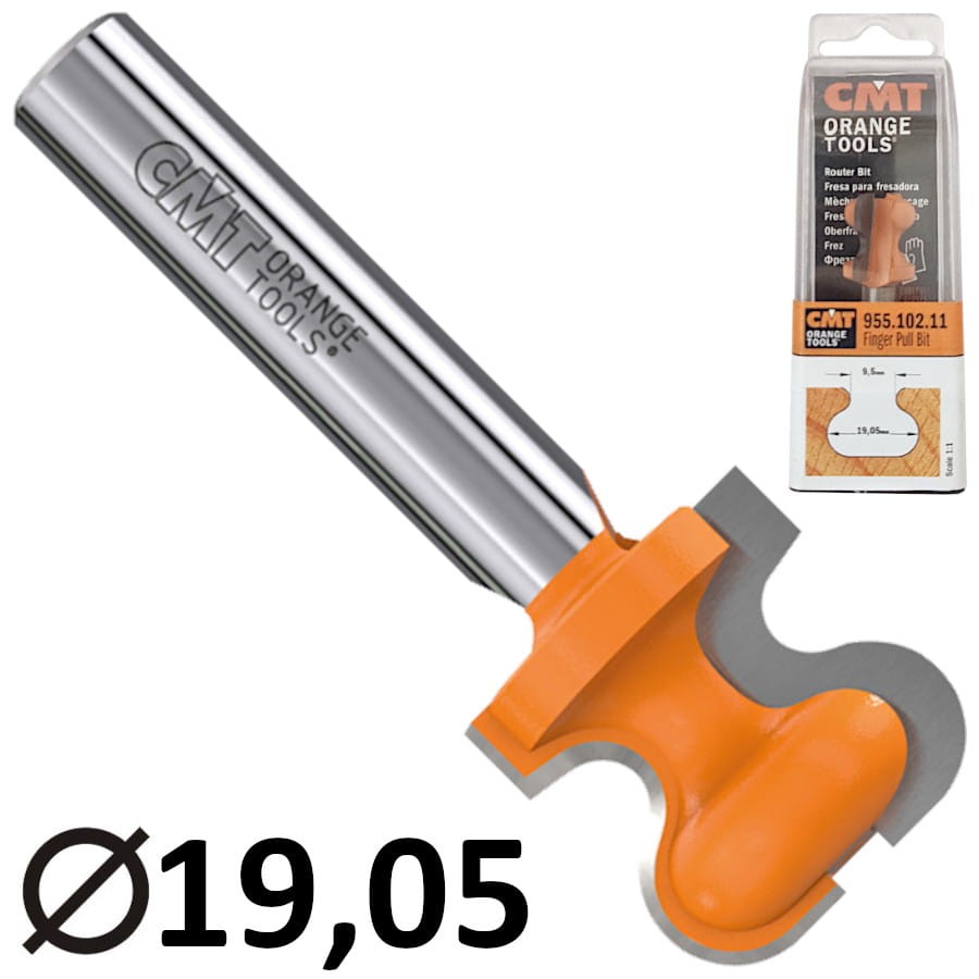 CMT 955.102.11 Frez do uchwytów 8mm HM