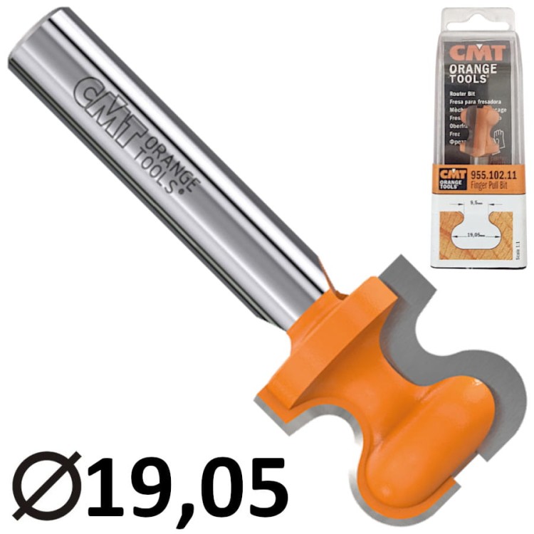 CMT 955.102.11 Frez do uchwytów 8mm HM