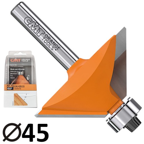 CMT 936.420.11 Frez do ukosowania 8 x 45mm 45° HM