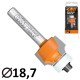 CMT 738.187.11 Frez zaokrąglający do drewna 18,7mm