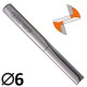 CMT 712.060.11 Frez trzpieniowy prosty HM 6mm