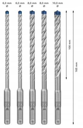 Zestaw wierteł udarowych SDS-Plus Bosch Expert 6-10mm