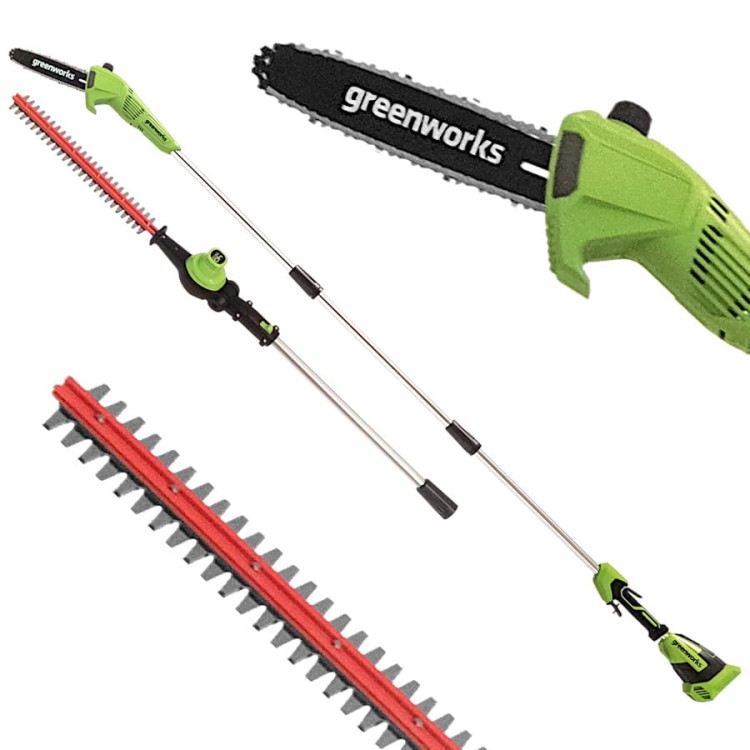 GREENWORKS GD40PSH Pilarka nożyce do żywopłotu na wysięgniku 40V "body"