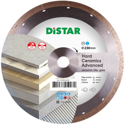 DISTAR Tarcza diamentowa 230x25,4mm Hard Ceramics