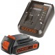 BLACK DECKER BDC1A Szybka ładowarka do akumulatorów 14,4-18V + Akumulator 1.5Ah