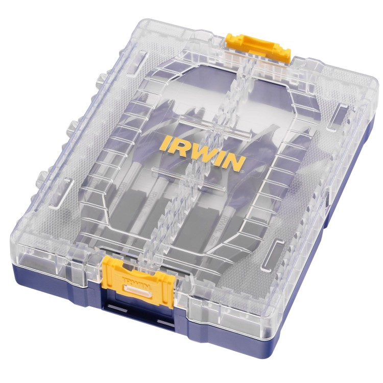 Zestaw wierteł do drewna Blue Groove 6x w kasecie modułowej Medium Tough Case