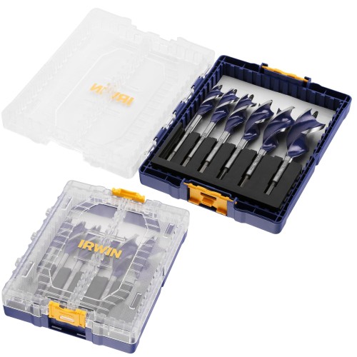 IRWIN IW4042202 Wierteł do drewna 16-32mm Blue Groove 6X 6el w kasecie