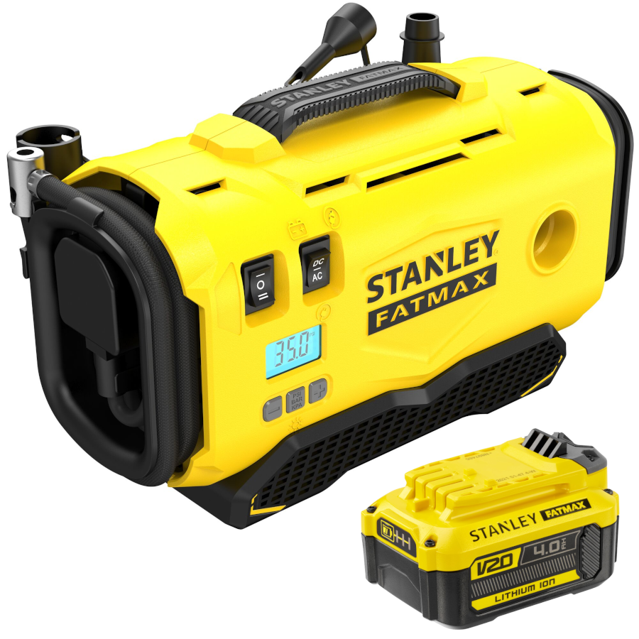 Kompresor 18V 11BAR Stanley SFMCE520B + Akumulator 4 Ah SFMCB204