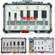 BOSCH Zestaw frezów do wypustów z prostym trzpieniem 8mm 6szt.