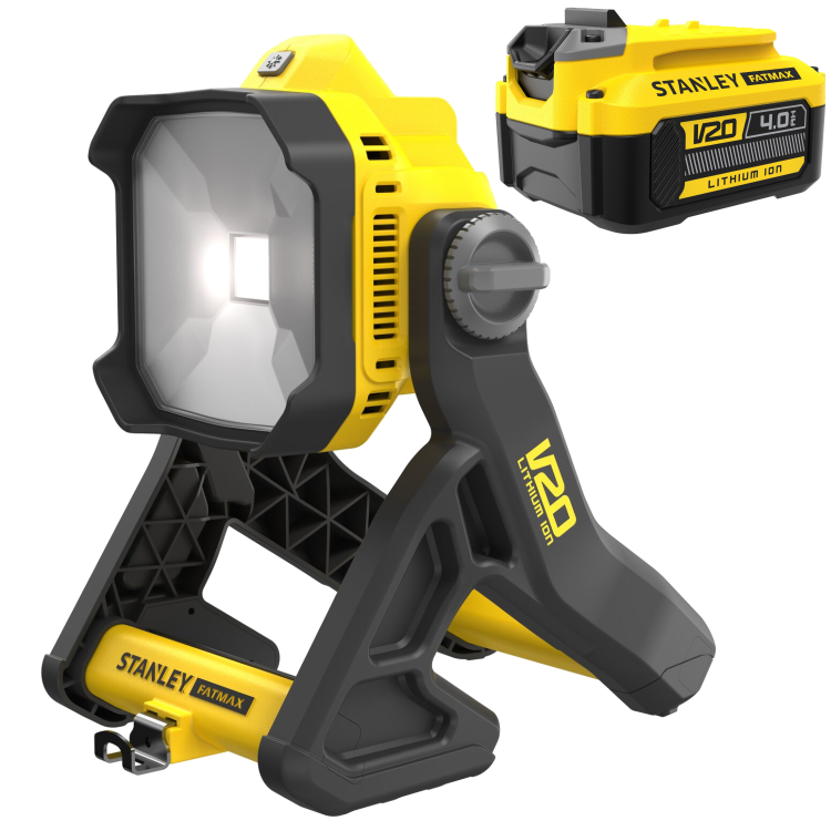 STANLEY Lampa LED SFMCL030B + Akumulator 4Ah