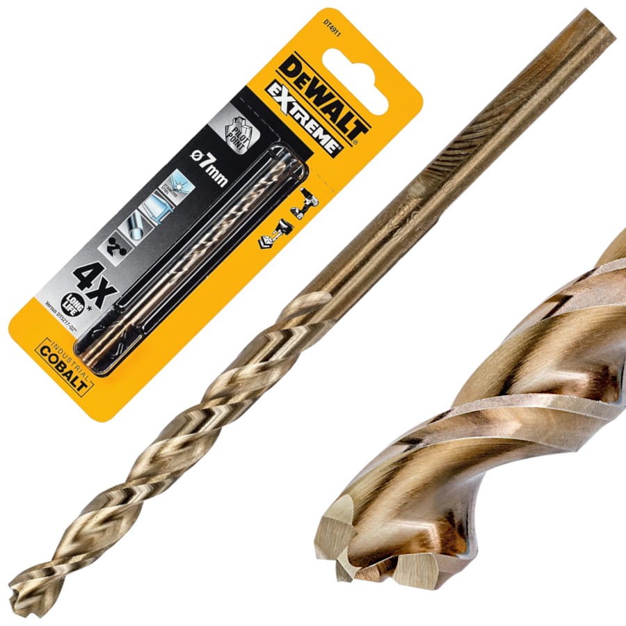 DEWALT DT4911 Wiertło do metalu HSS-Co 7mm x 109mm Extreme