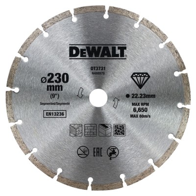 Tarcza diamentowa do pracy na sucho DeWalt